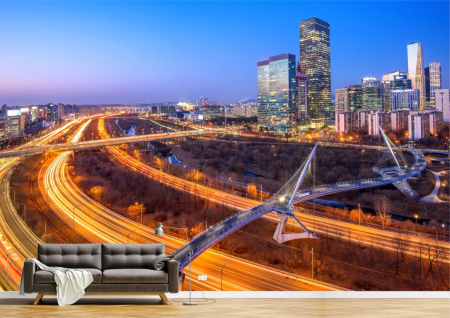 Urbane - Tapet Premium Canvas - Districtul Singil din Seoul