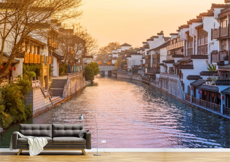 Urbane - Tapet Premium Canvas - Drumul apei China