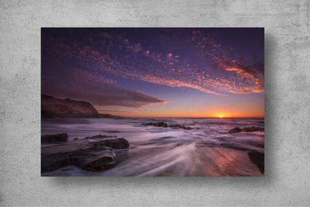 Tapet Premium Canvas - Expunere lunga la apus [1]