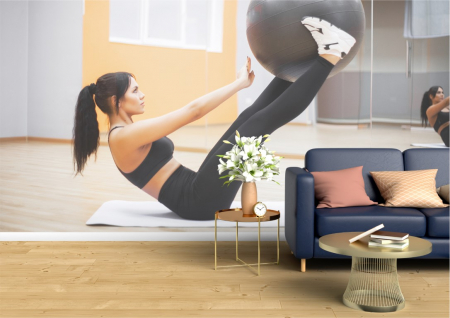 Fitness - Tapet Premium Canvas - Fitness 11