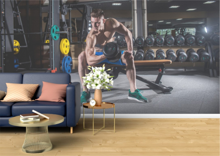 Fitness - Tapet Premium Canvas - Fitness 14