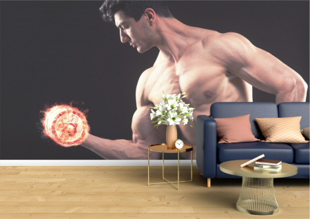 Fitness - Tapet Premium Canvas - Fitness 18