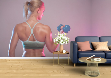 Fitness - Tapet Premium Canvas - Fitness 22