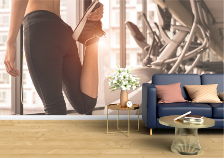 Fitness - Tapet Premium Canvas - Fitness 24
