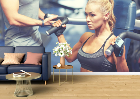 Fitness - Tapet Premium Canvas - Fitness 27