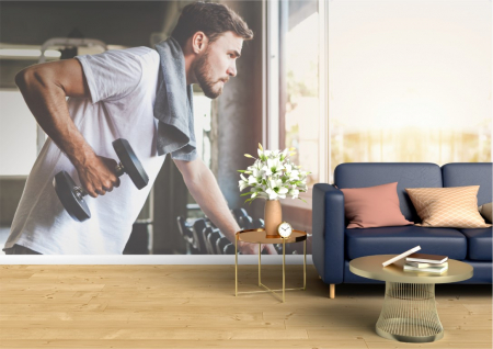 Fitness - Tapet Premium Canvas - Fitness 31