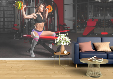 Fitness - Tapet Premium Canvas - Fitness 36