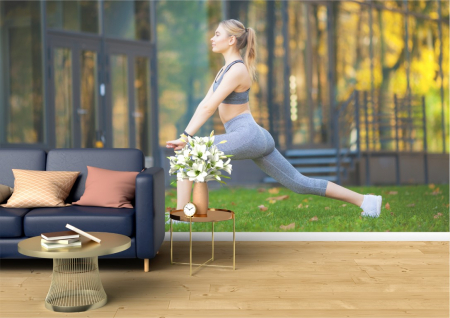Fitness - Tapet Premium Canvas - Fitness 8