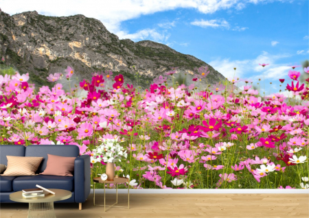 Flori - Tapet Premium Canvas - Flori de munte