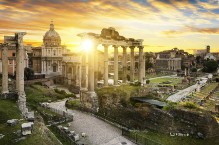 Tapet Premium Canvas - Forumul din Roma [1]