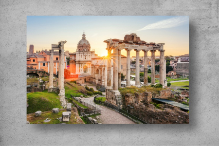 Tapet Premium Canvas - Forumul din Roma la rasarit [1]