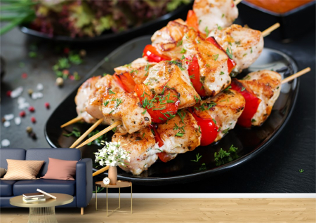 Food&drinks - Tapet Premium Canvas - Frigarui pe farfurie