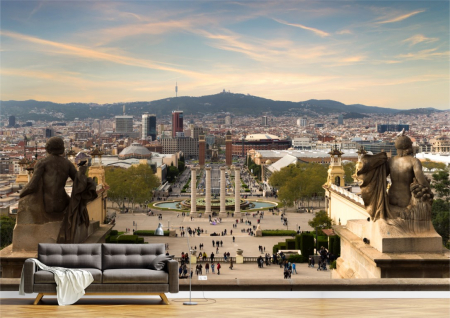 Urbane - Tapet Premium Canvas - Gardienii din Barcelona
