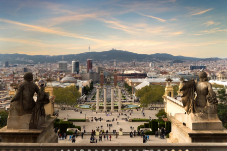 Tapet Premium Canvas - Gardienii din Barcelona [1]