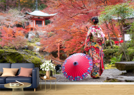 Peisaje - Tapet Premium Canvas - Gradina japoneza