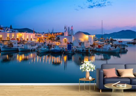 Urbane - Tapet Premium Canvas - Insula Paros din Grecia