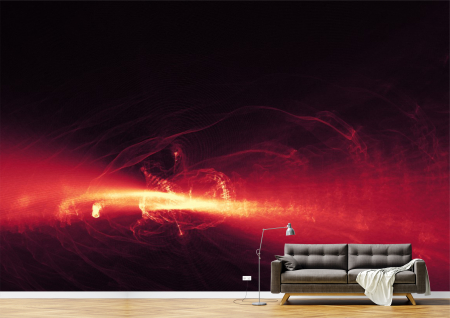 Abstract - Abstract 3D - Tapet Premium Canvas - Lumina pe fundal rosiatic abstract