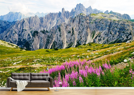 Peisaje - Tapet Premium Canvas - Muntele din Lavaredo