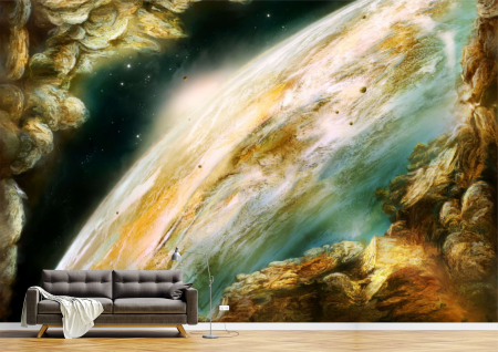Abstract - Abstract 3D - Tapet Premium Canvas - Pamantul 3d abstract
