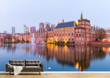 Urbane - Tapet Premium Canvas - Panorama din Haga