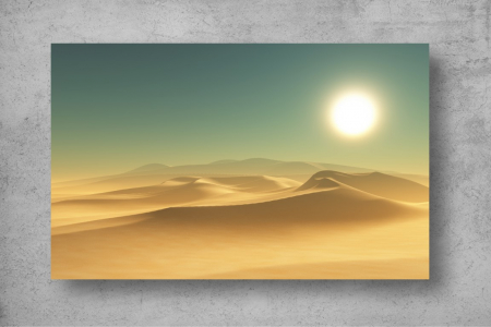 Tapet Premium Canvas - Peisaj din desertul insorit [1]