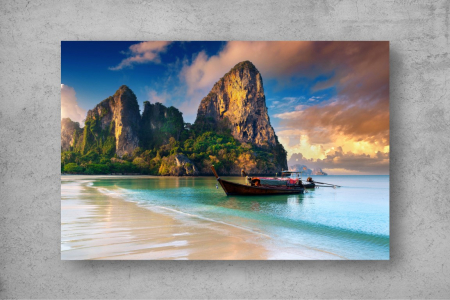 Tapet Premium Canvas - Plaja din paradisul thailandez [1]