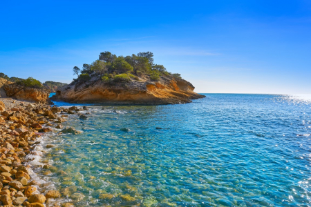 Tapet Premium Canvas - Plaja din Tarragona [1]