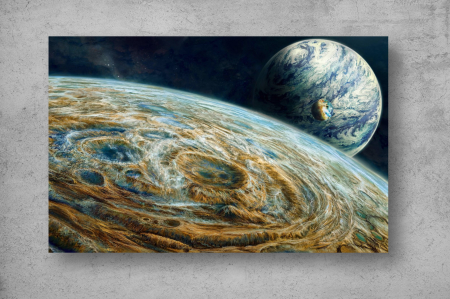Tapet Premium Canvas - Planete in spatiu [1]