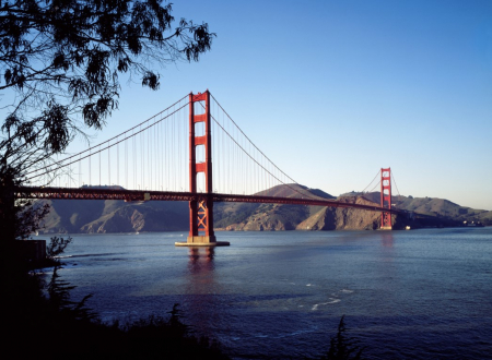 Tapet Premium Canvas - Podul Golden Gate [1]