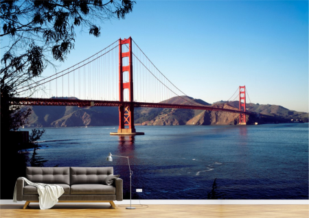 Urbane - Tapet Premium Canvas - Podul Golden Gate