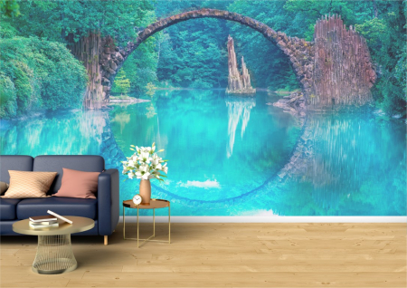 Peisaje - Tapet Premium Canvas - Reflexia perfecta