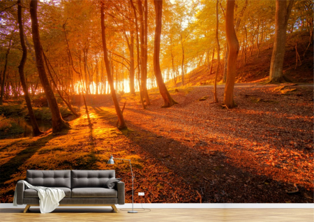 Peisaje - Tapet Premium Canvas - Scenariu de toamna