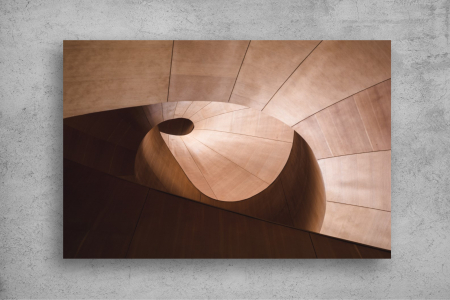 Tapet Premium Canvas - Structura din lemn 3d [1]