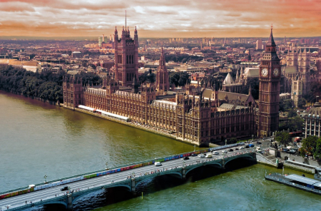 Tapet Premium Canvas - Tamisa Londra [1]