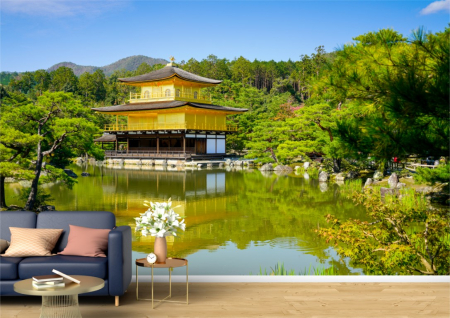 Peisaje - Tapet Premium Canvas - Templul din Kyoto
