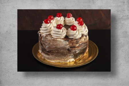 Tapet Premium Canvas - Tort cu topping si frisca [1]
