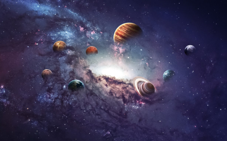 Tapet canvas premium - Univers Planete [1]