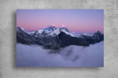 Tapet Premium Canvas - Varful muntelui Everest acoperit cu zapada [1]