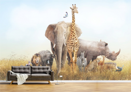 Animale - Tapet Premium Canvas - Viata in jungla