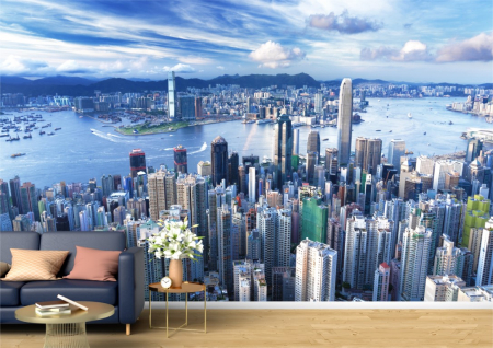 Urbane - Tapet Premium Canvas - Zgarie nori