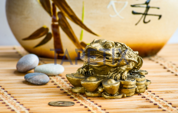 Tablou Gold Feng-Shui Frog [4]