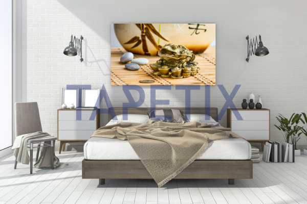 Tablou Gold Feng-Shui Frog [3]
