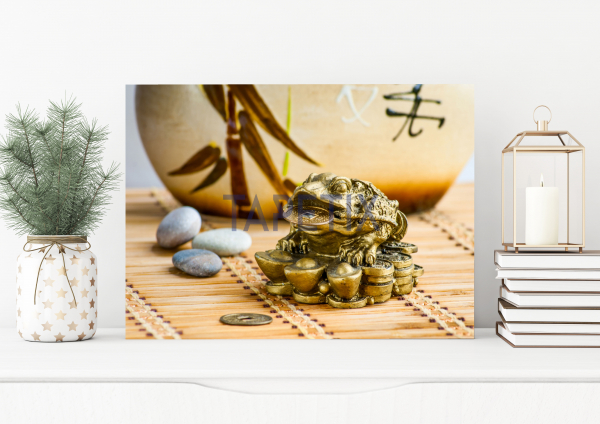Tablou Gold Feng-Shui Frog [1]