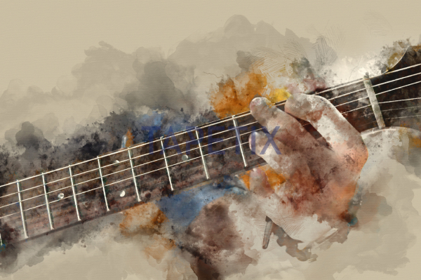 Tablou Playing Guitarist [4]