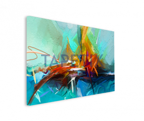 Tablou Abstract Colorful Oil Painting [2]