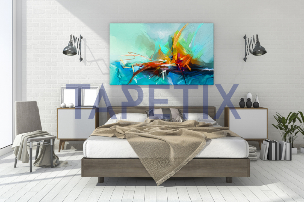 Tablou Abstract Colorful Oil Painting [3]