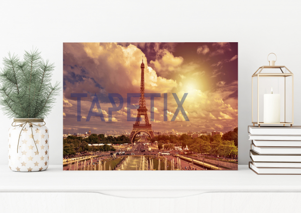 Tablou Silhouette of the Eiffel Tower [1]