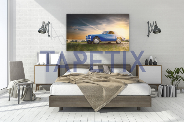 Tablou Vintage Car Staying at Sunset [3]