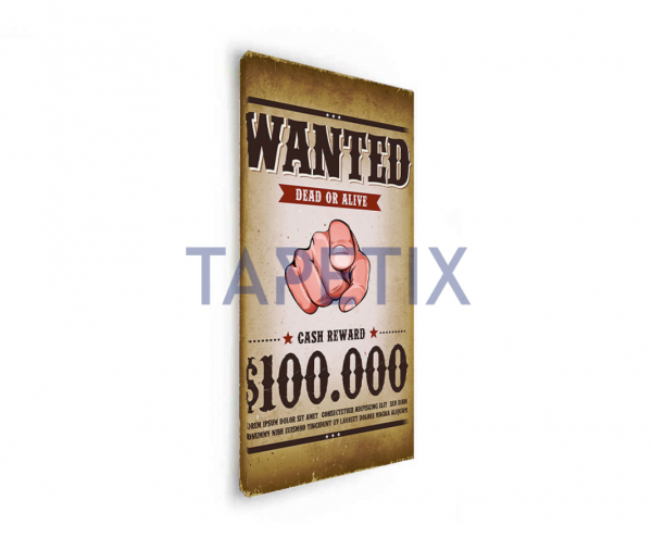 Poster Vintage Wanted Western [2]