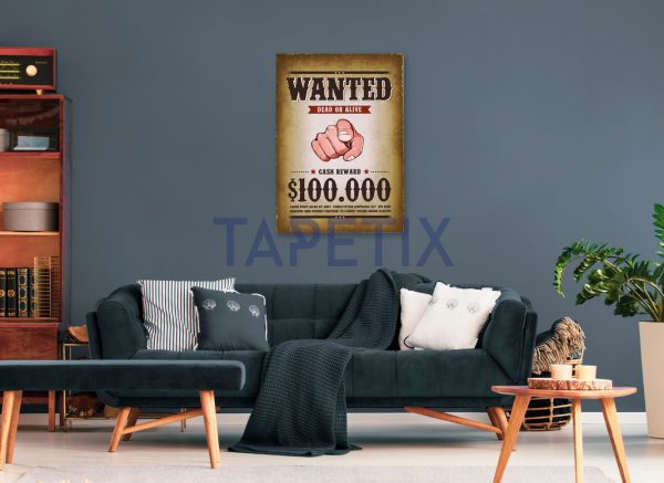 Poster Vintage Wanted Western [3]